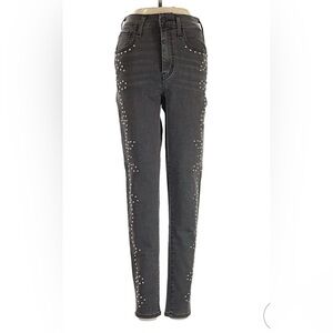 Levi’s Stylish Gray Women's Jeans with Studded Detail